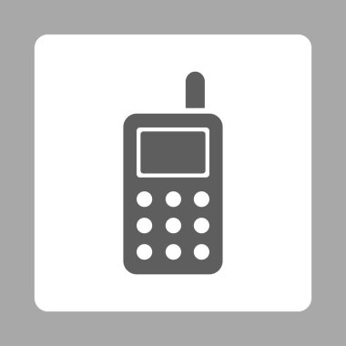 Cep telefon yuvarlak kare düğme