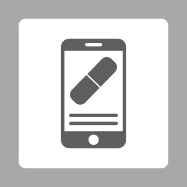 İlaç Online bilgi yuvarlak kare düğme