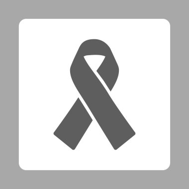 Dayanışma şerit yuvarlak kare düğme