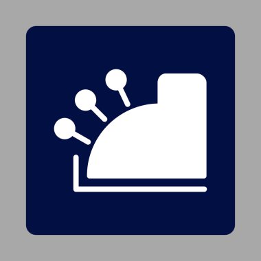 Para Makinesi Yuvarlak Kare Düğmesi