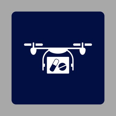 Tıbbi Airdrone yuvarlak kare düğme