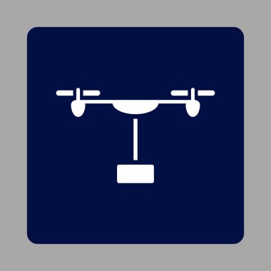 Hava helikopter nakliye yuvarlak kare düğme