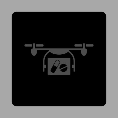 Tıbbi Airdrone yuvarlak kare düğme