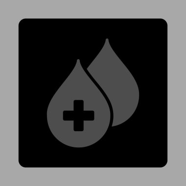 Tıbbi damla kare düğme yuvarlak