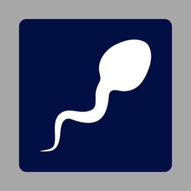 Sperm yuvarlak kare düğme