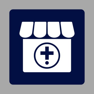 Eczacı yuvarlak kare düğme