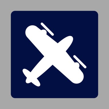 Sikeyim Uçak Yuvarlak Kare Düğmesini