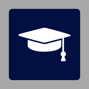 Mezuniyet Cap Yuvarlak Kare Düğmesi