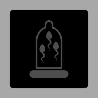 Sperm koruma yuvarlak kare düğme