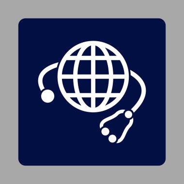 Genel tıp yuvarlak kare düğme