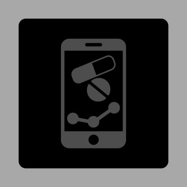 Eczane Online raporu yuvarlak kare düğme