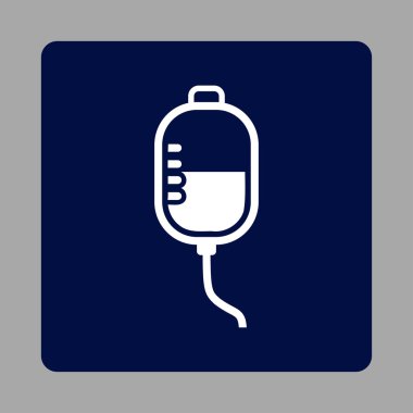 Terapi damlalık yuvarlak kare düğme