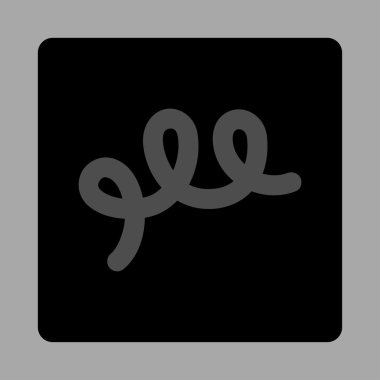 Spiral basili yuvarlak kare düğme