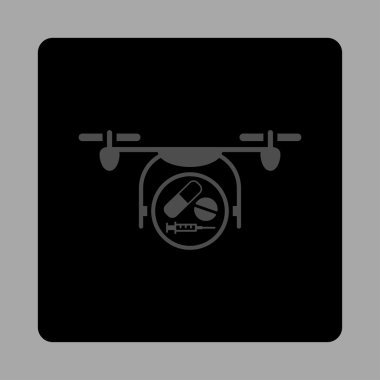 İlaç Nanocopter yuvarlak kare düğme