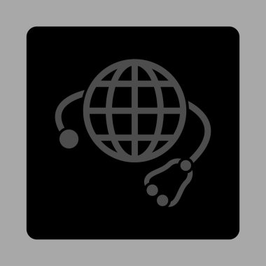 Genel tıp yuvarlak kare düğme