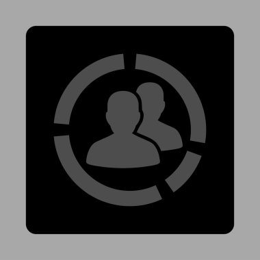 Hastalık diyagramı yuvarlak kare düğme