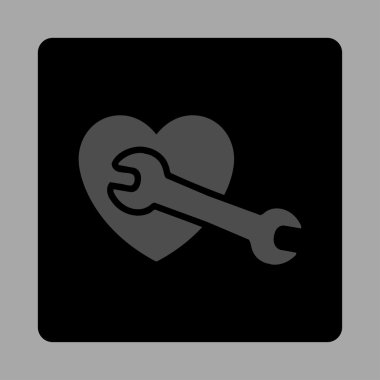 Kalp Cerrahisi Yuvarlak Kare Düğmesi