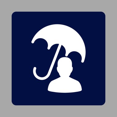 Müşteri Bakımı Yuvarlak Kare Düğmesi