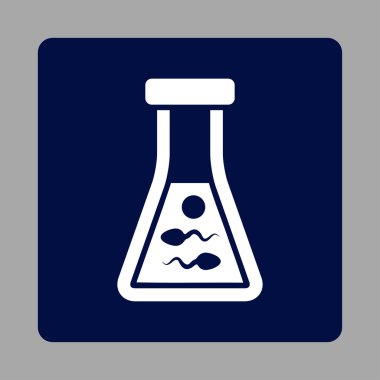 Sperm sıvı yuvarlak kare düğme