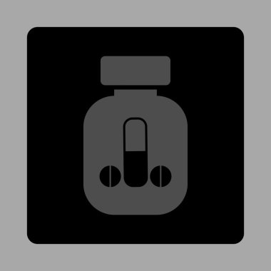 Çocuk tıp yuvarlak kare düğme