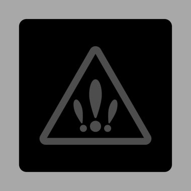 Çoklu Sorunlar Yuvarlak Kare Düğmesi