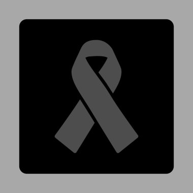 Dayanışma şerit yuvarlak kare düğme