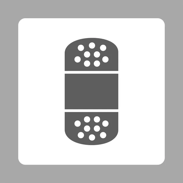 Штукатурка Закруглена квадратна кнопка — стоковий вектор