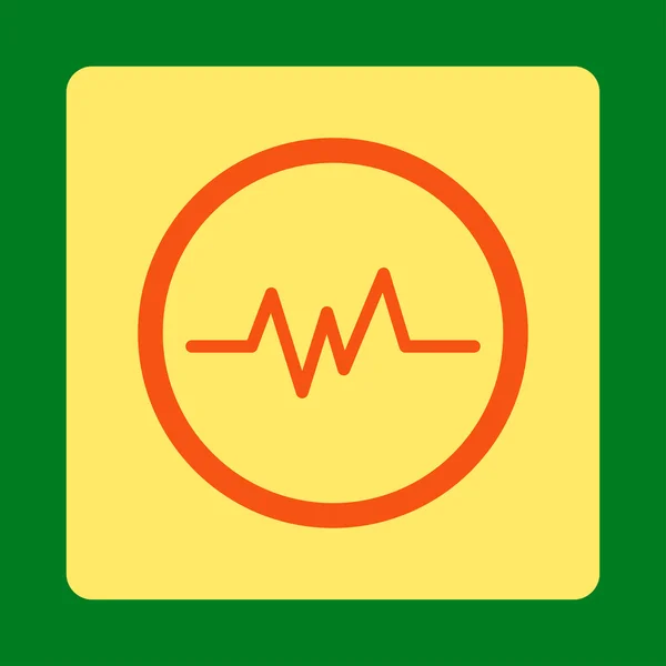 Control gráfico Redondeado Botón Cuadrado — Vector de stock