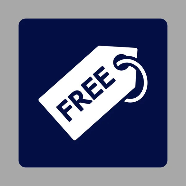 Кнопка Free Tag Rounded Square — стоковый вектор