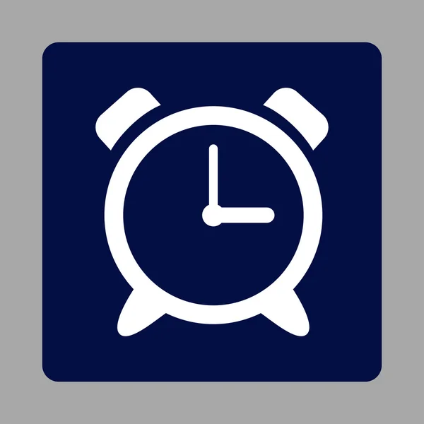 Кнопка аварійного годинника з округлою квадратною кнопкою — стоковий вектор