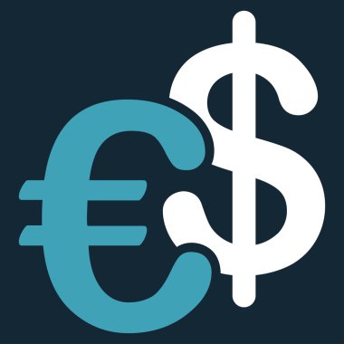 Euro dolar para birimi simgesi