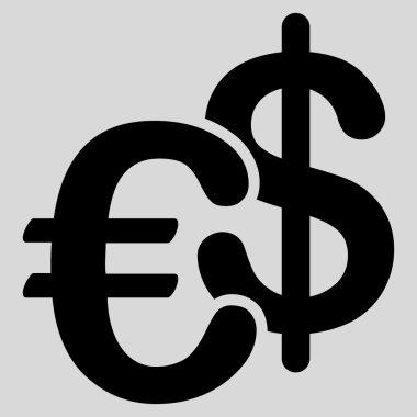 Euro dolar para birimi simgesi