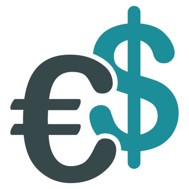 Euro dolar para birimi simgesi