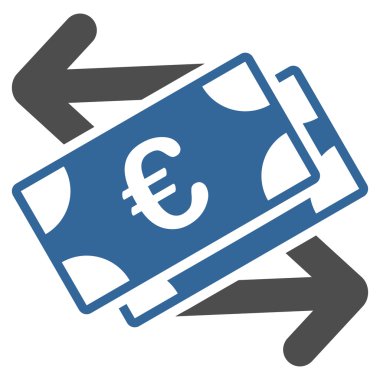 Euro banknot ödemeler simgesi