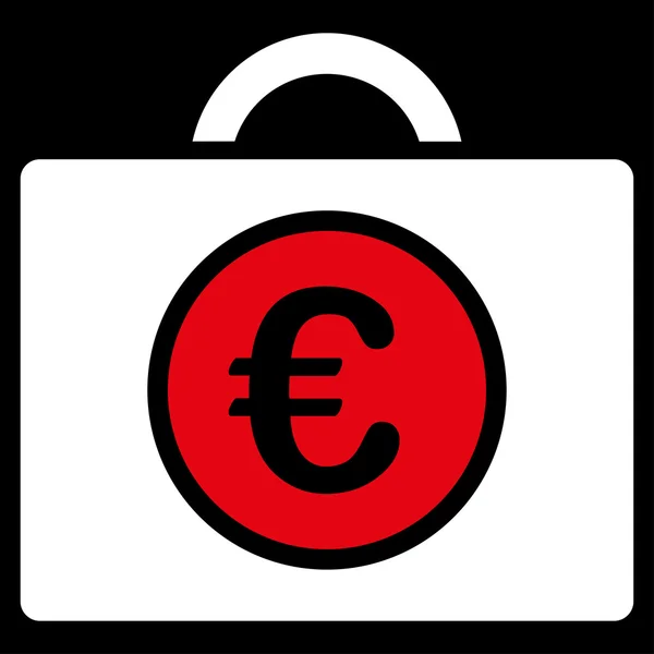 Ícone da escrituração do euro — Vetor de Stock