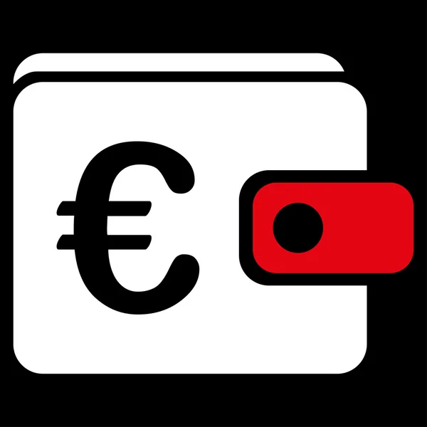 Euro Wallet Icon — Stock Vector