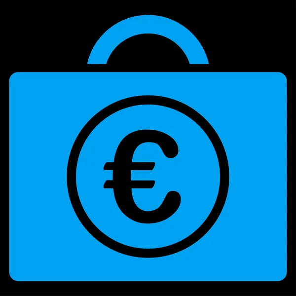 Euron bokföring ikonen — Stock vektor