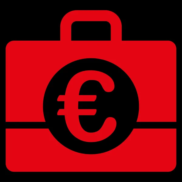 Ikona rachunkowości euro — Wektor stockowy