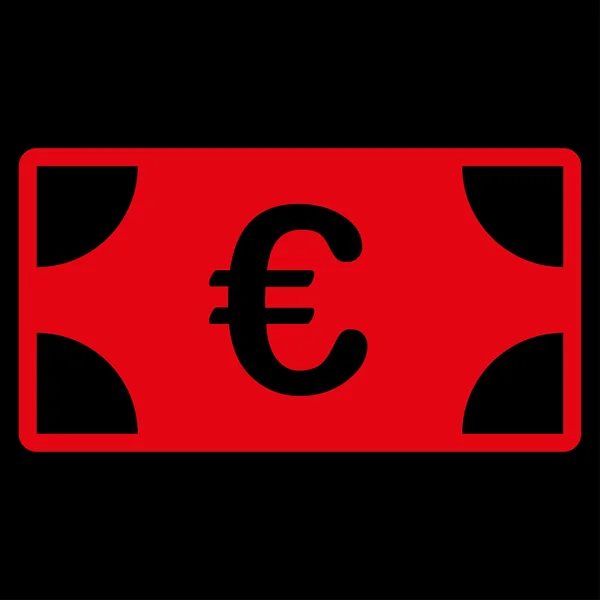 Euro Banknote Icon — Stock Vector