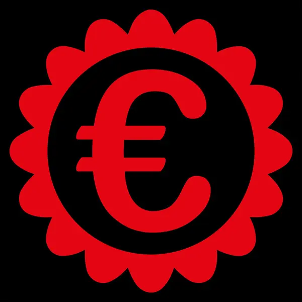 Icono de calidad Euro — Archivo Imágenes Vectoriales