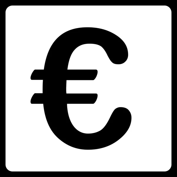 Finanční ikona euro — Stockový vektor