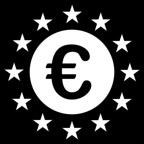 Євро Союзу зірки значок — стоковий вектор