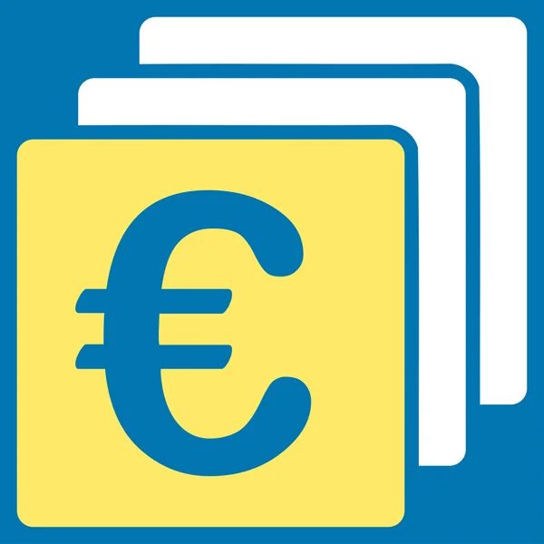 Euro Financiën pictogram — Stockvector