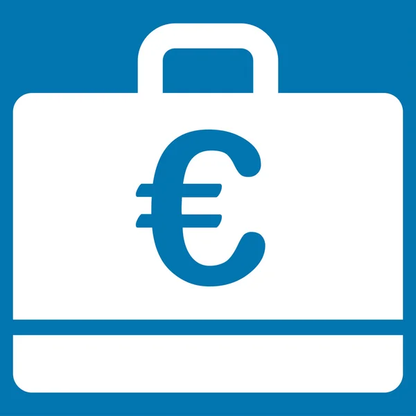 Euro zaak pictogram — Stockvector
