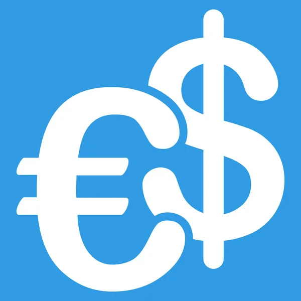 Euro Dollar Currency Icon — Stock Vector