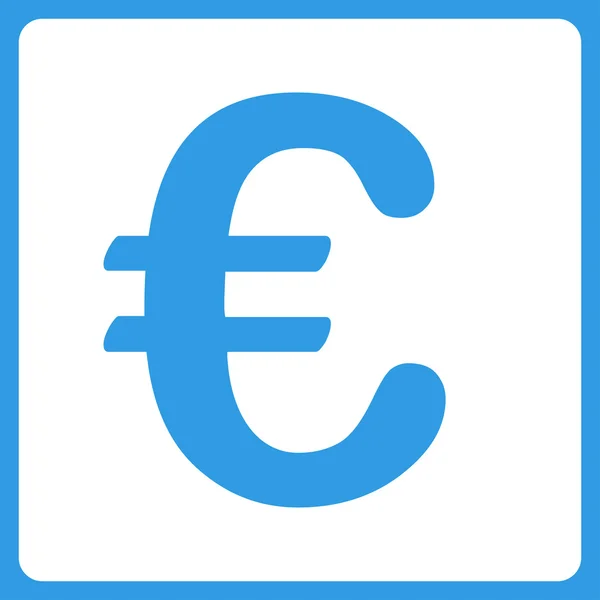 Euron finansiella ikonen — Stock vektor