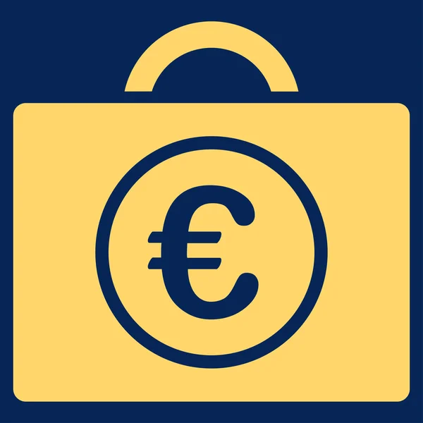 Euro boekhouding pictogram — Stockvector