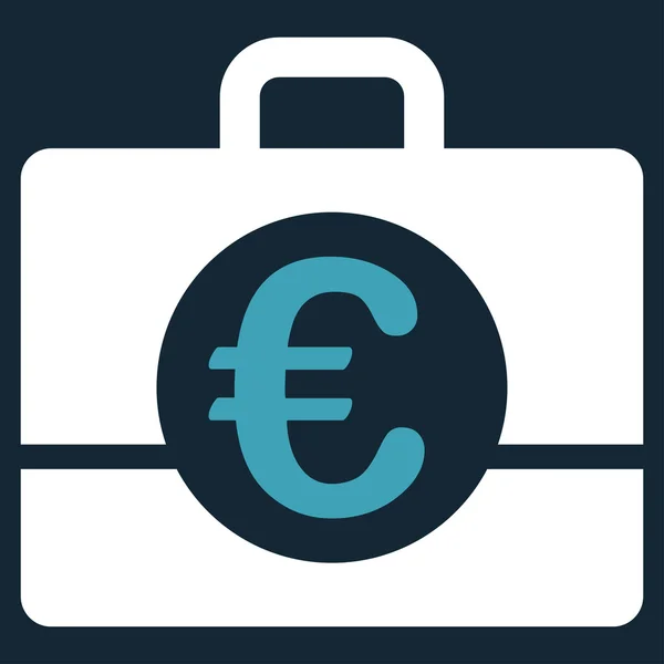 Ikona účetní euro — Stockový vektor