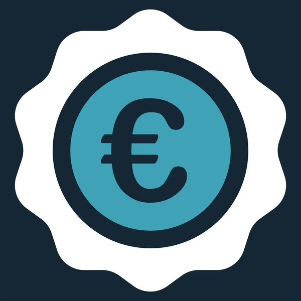 Euro Quality Seal Icon — Stock Vector