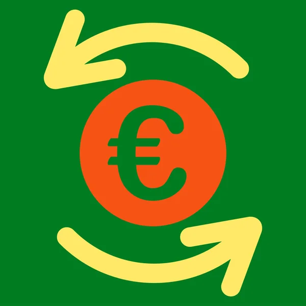 Rafraîchir Euro Balance Icône — Image vectorielle